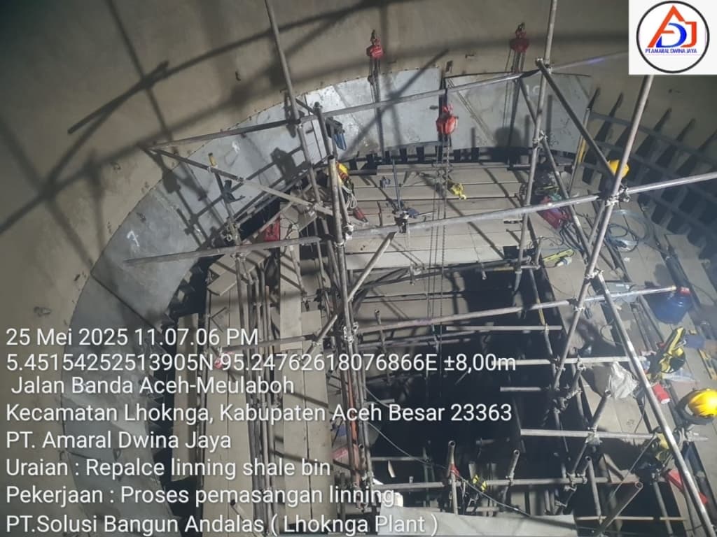 Replace Lining Shale Bin